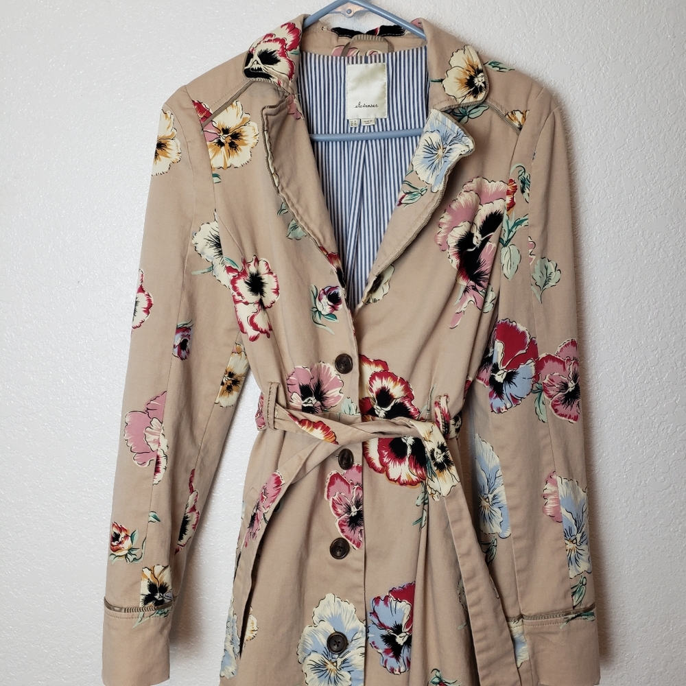 Anthropologie Elevenses trench coat